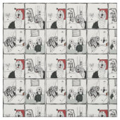 Oud Engels sanitair Stof (Swatch)