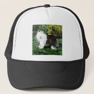 Oud Engels Schepdog Painting Trucker Pet