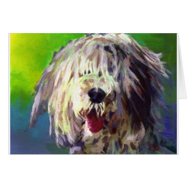 Oud Engels Sheep Dog (Voorkant Horizontaal)