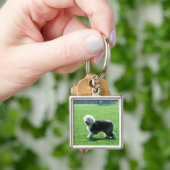 Oud Engels Sheep Dog Sleutelhanger (Hand)