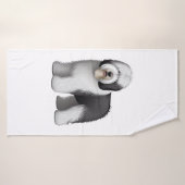 Oud Engels Sheepdog 10 Badhanddoek (Badhanddoek)