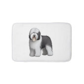 Oud Engels Sheepdog 10 Badmat (Voorkant)