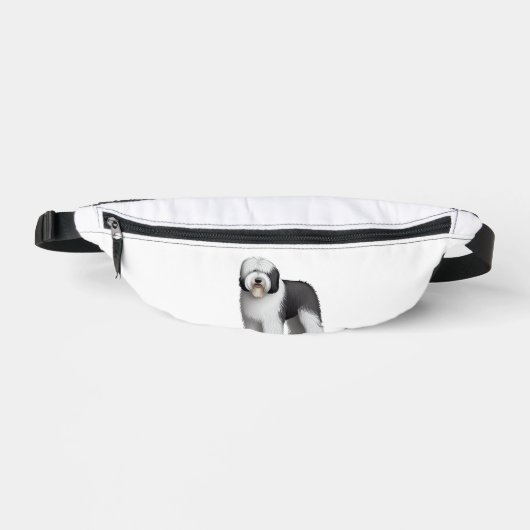 Oud Engels Sheepdog 10 Heuptasje (Voorkant)