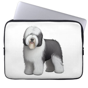 Oud Engels Sheepdog 10 Laptop Sleeve