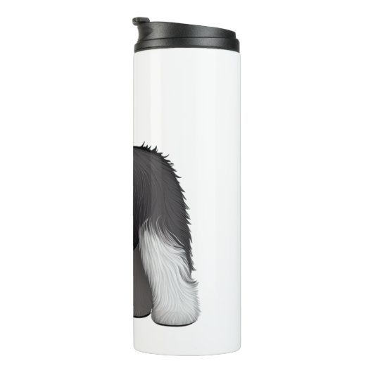 Oud Engels Sheepdog 10 Thermosbeker (Geroteerd rechts)