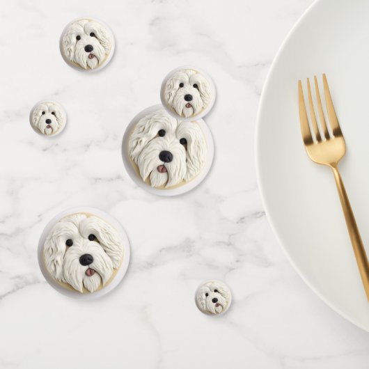Oud Engels Sheepdog 3D geïnspireerd Confetti (Groep)