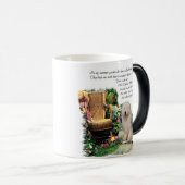 Oud Engels Sheepdog Art Gifts Magische Mok (Voorkant rechts)