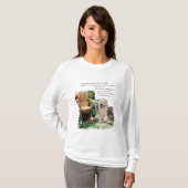 Oud Engels Sheepdog Art Gifts T-shirt (Voorkant volledig)