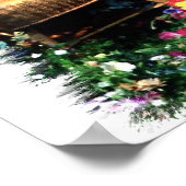 Oud Engels Sheepdog Art Print (Hoek)