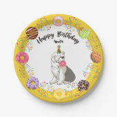 Oud Engels Sheepdog Birthday Party Paper Bord (Voorkant)