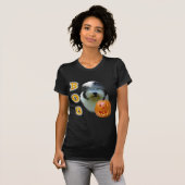 Oud Engels Sheepdog Boo T-shirt (Voorkant volledig)