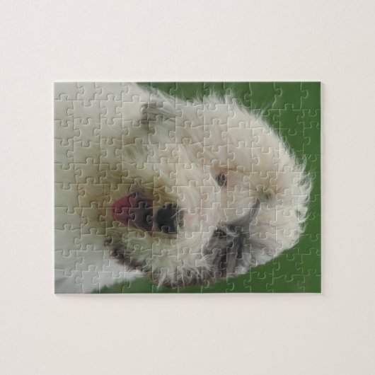 Oud Engels Sheepdog Dog Puzzle Legpuzzel (Horizontaal)