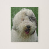 Oud Engels Sheepdog Dog Puzzle Legpuzzel (Verticaal)
