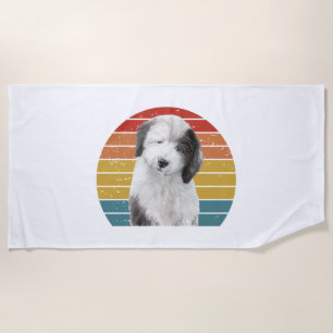 Oud Engels Sheepdog Gifts voor Dulux Dog S Strandlaken