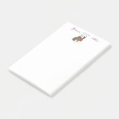 Oud Engels Sheepdog Heart mama Post-it® Notes (Schuin)
