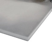 Oud Engels Sheepdog in Sneeuw Kerstmis Snijplank (Hoek)