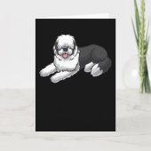 Oud Engels Sheepdog Kaart (Voorkant)