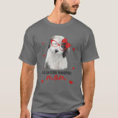 Oud Engels Sheepdog Mama Dog Bandana Hondenliefheb T-shirt (Voorkant)