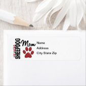 Oud Engels Sheepdog Mom 2 Etiket (Insitu)