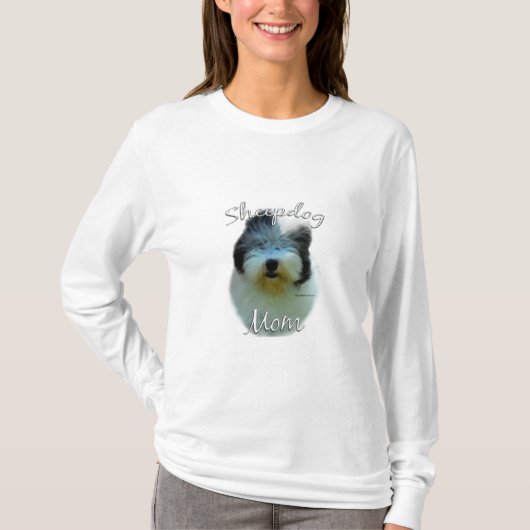 Oud Engels Sheepdog Mom 2 T-shirt (Voorkant)
