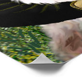 Oud Engels Sheepdog - Mona Lisa Poster (Hoek)