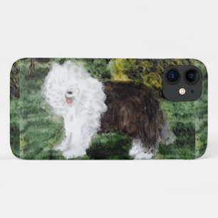 Oud Engels Sheepdog Painting Cute Dog Case-Mate iPhone Case