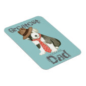 Oud Engels Sheepdog Papa Magneet (Rechterzijde)