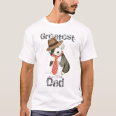 Oud Engels Sheepdog Papa T-shirt (Voorkant)