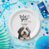 Oud Engels Sheepdog Papieren Bordje (Feest)