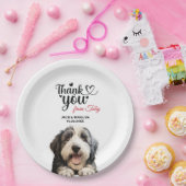 Oud Engels Sheepdog Papieren Bordje (Feest)