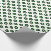 Oud Engels Sheepdog Peace Cadeaupapier (Hoek)