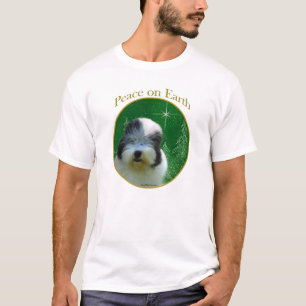Oud Engels Sheepdog Peace T-shirt
