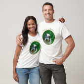 Oud Engels Sheepdog Peace T-shirt (Unisex)
