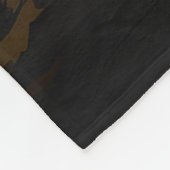 Oud Engels Sheepdog Puppy Herfst Delight Pompoen Fleece Deken (Hoek)