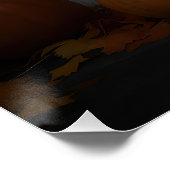 Oud Engels Sheepdog Puppy Herfst Delight Pompoen Perfect Poster (Hoek)