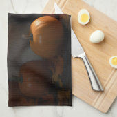 Oud Engels Sheepdog Puppy Herfst Delight Pompoen Theedoek (Quarter Fold)