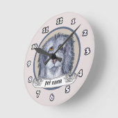 Oud Engels Sheepdog Ronde Klok (Hoek)