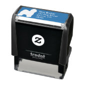 Oud Engels Sheepdog Silhouette retouradres Zelfinktende Stempel (Product)