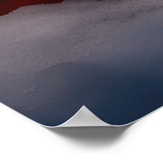 Oud Engels Sheepdog Snowy Sleigh Kerst Decor Poster (Hoek)