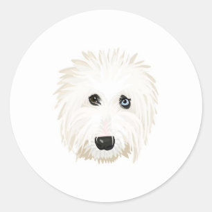 Oud Engels Sheepdog Sticker