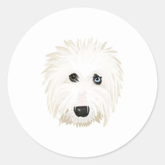 Oud Engels Sheepdog Sticker