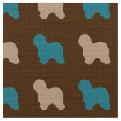 Oud Engels Sheepdog Stof (Close Up)