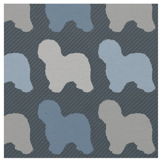 Oud Engels Sheepdog Stof (Close Up)