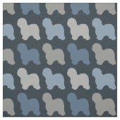 Oud Engels Sheepdog Stof (Swatch)