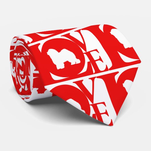 Oud Engels Sheepdog Stropdas (Opgerold)