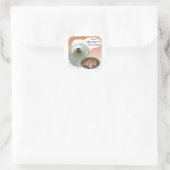 Oud Engels Sheepdog Turkey Ronde Sticker (Tas)