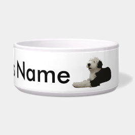 Oud Engels Sheepdog Voerbakje