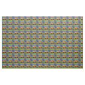 Oud Engels Sheepdog Wigglebottom Bus Stof (Yard (91,4 cm))