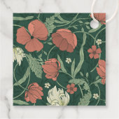 Oud Engels Tuinpatroon Bedankjes Labels (Achterkant)