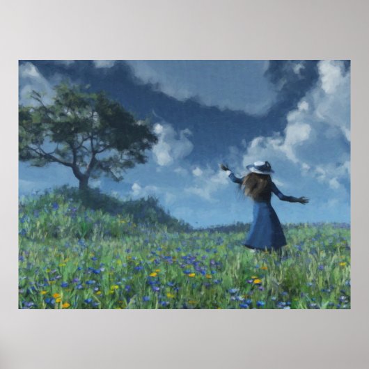 Oud Engels weesbeemdje Poster (Voorkant)